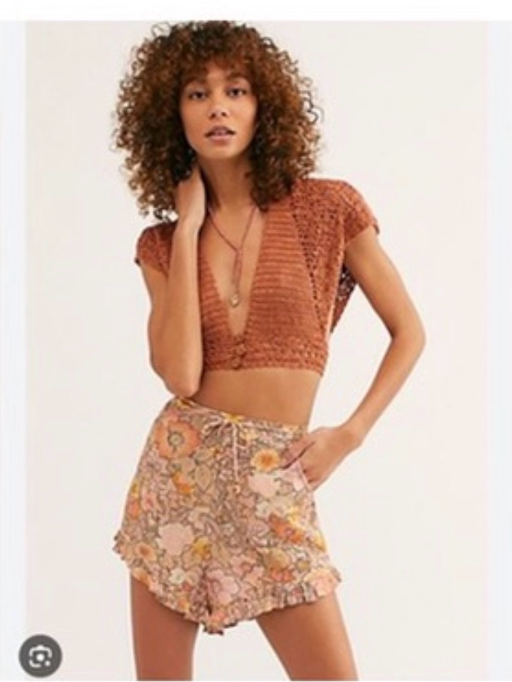 🌸Spell🌸 Amethyst Ruffle Shorts L